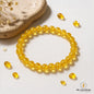 Natural Citrine Wealth & Prosperity Charm Bracelet