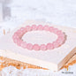 Natural Rose Quartz Love & Emotion Charm Bracelet