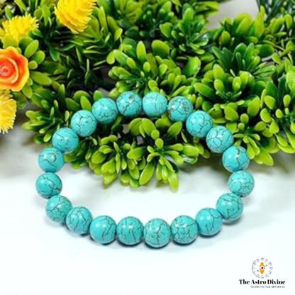 Natural Turquoise Firoza Wealth Charm Bracelet