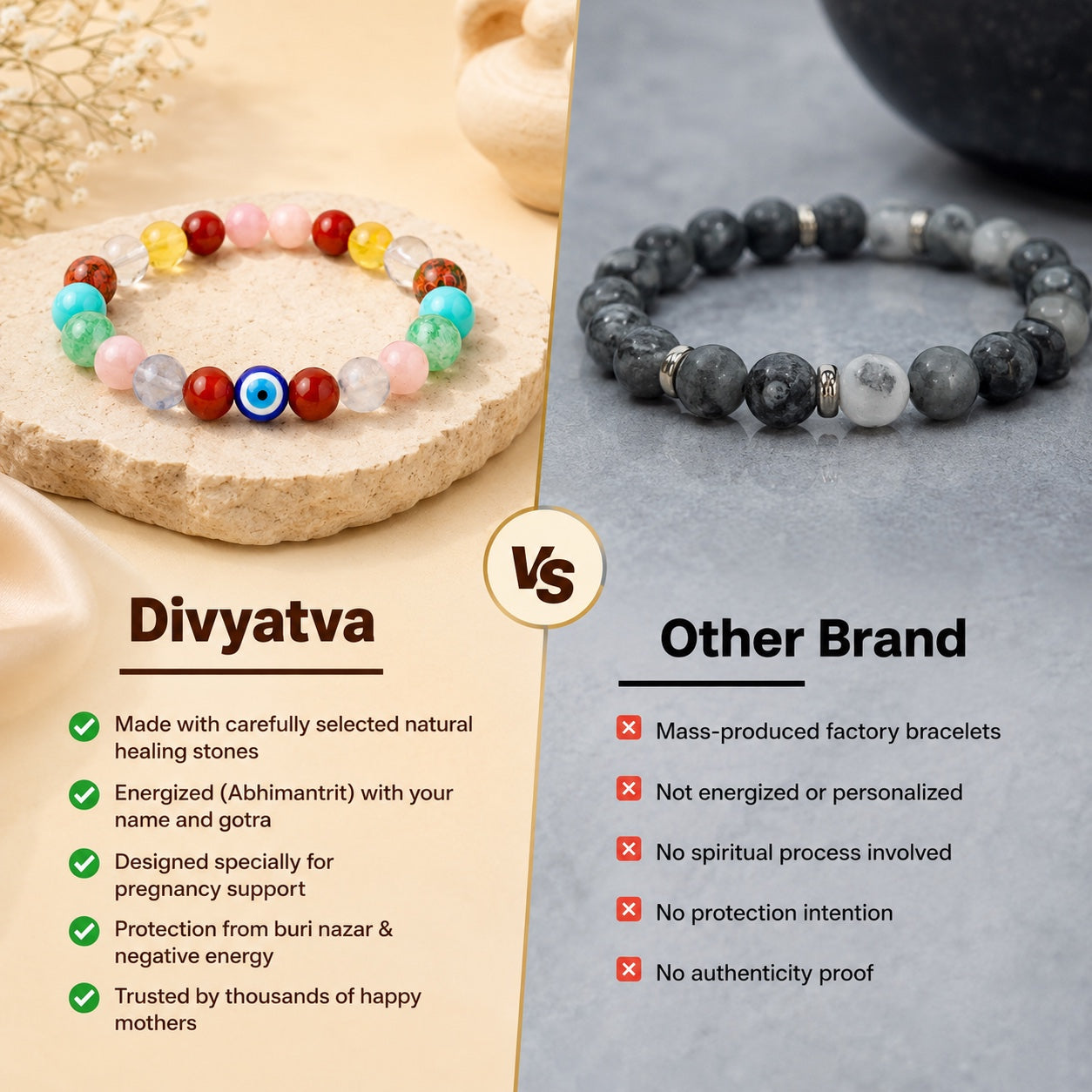 Pregnancy & Fertility Support Bracelet | Natural Crystal Bracelet for Women
