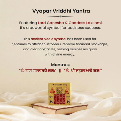 Vyapar Vriddhi Yantra Raw Pyrite Crystal Artwork – Wealth & Success Wall Frame